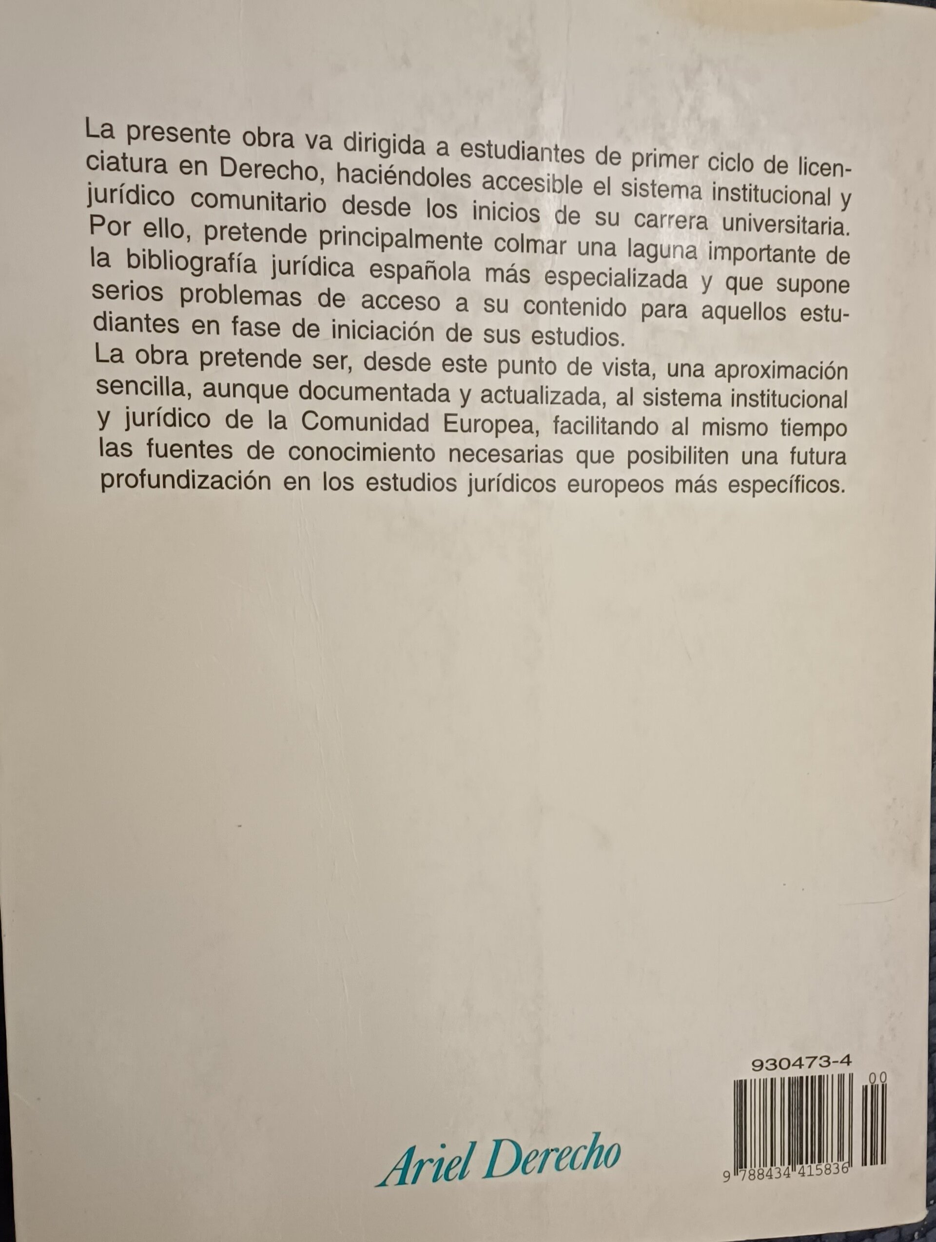 Lecciones de Derecho Comunitario Europeo - 2