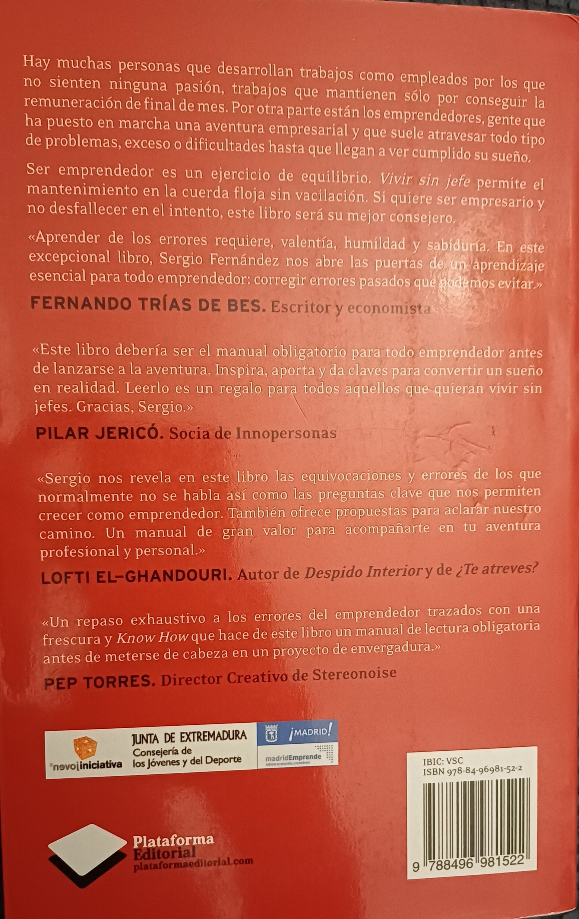 Vivir sin Jefe, el libro que hará que ames trabajar por tu cuenta. - 2