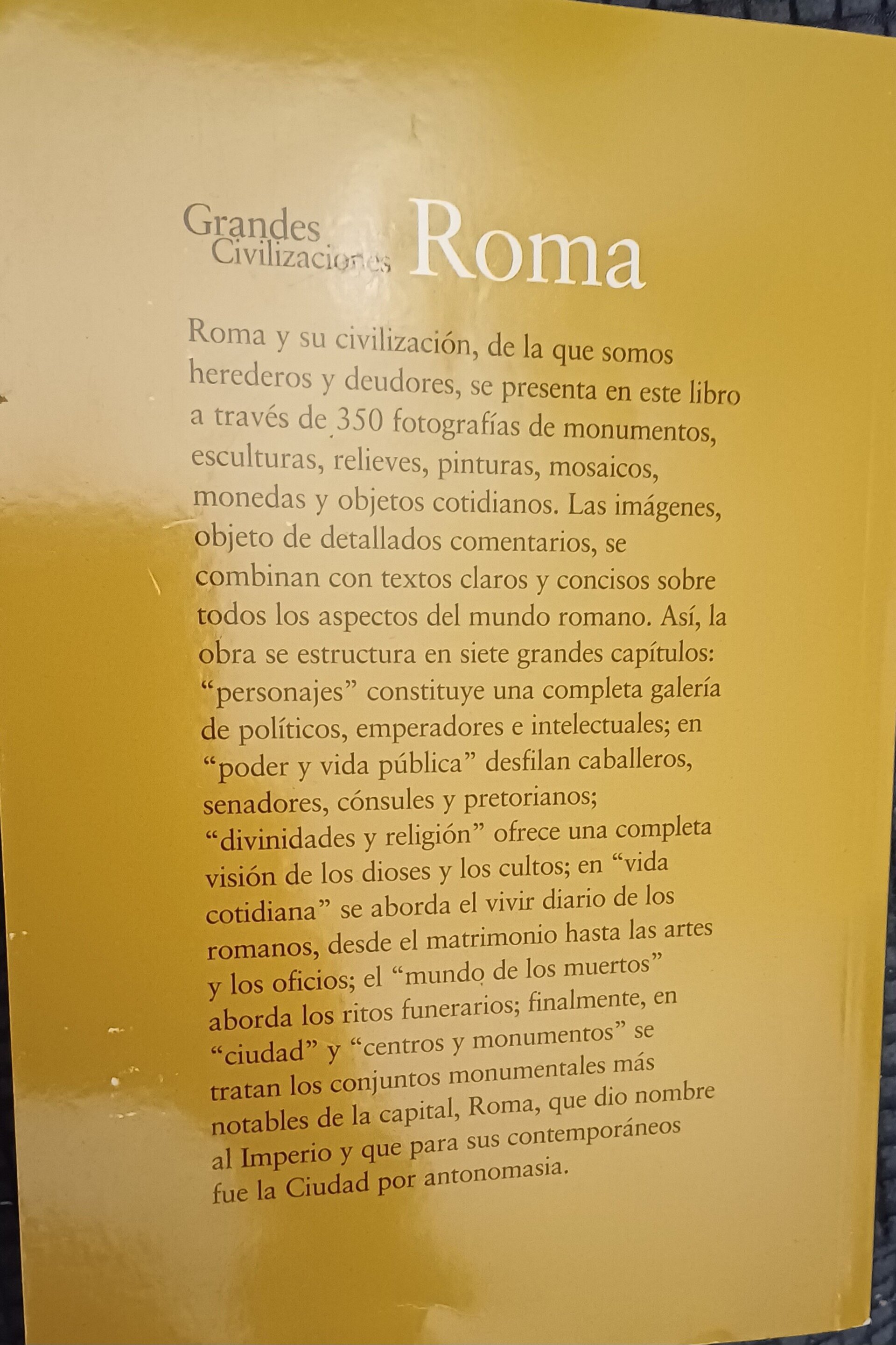 Lote de 3 libros de la colección Grandes civilizaciones: Roma,Egipto,China - 3