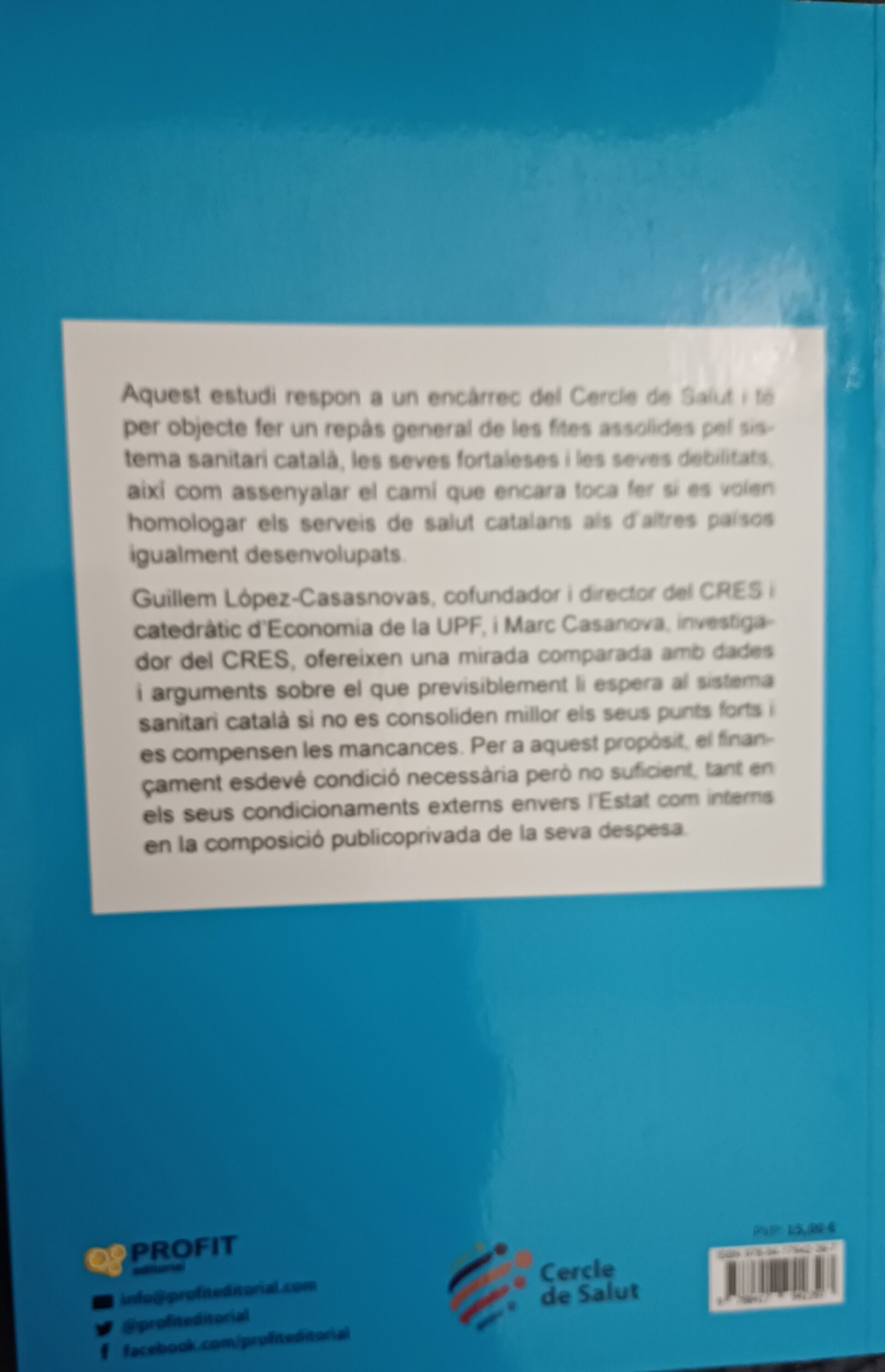 La Malaltia de la sanitat catalana: finançament i governança. - 2