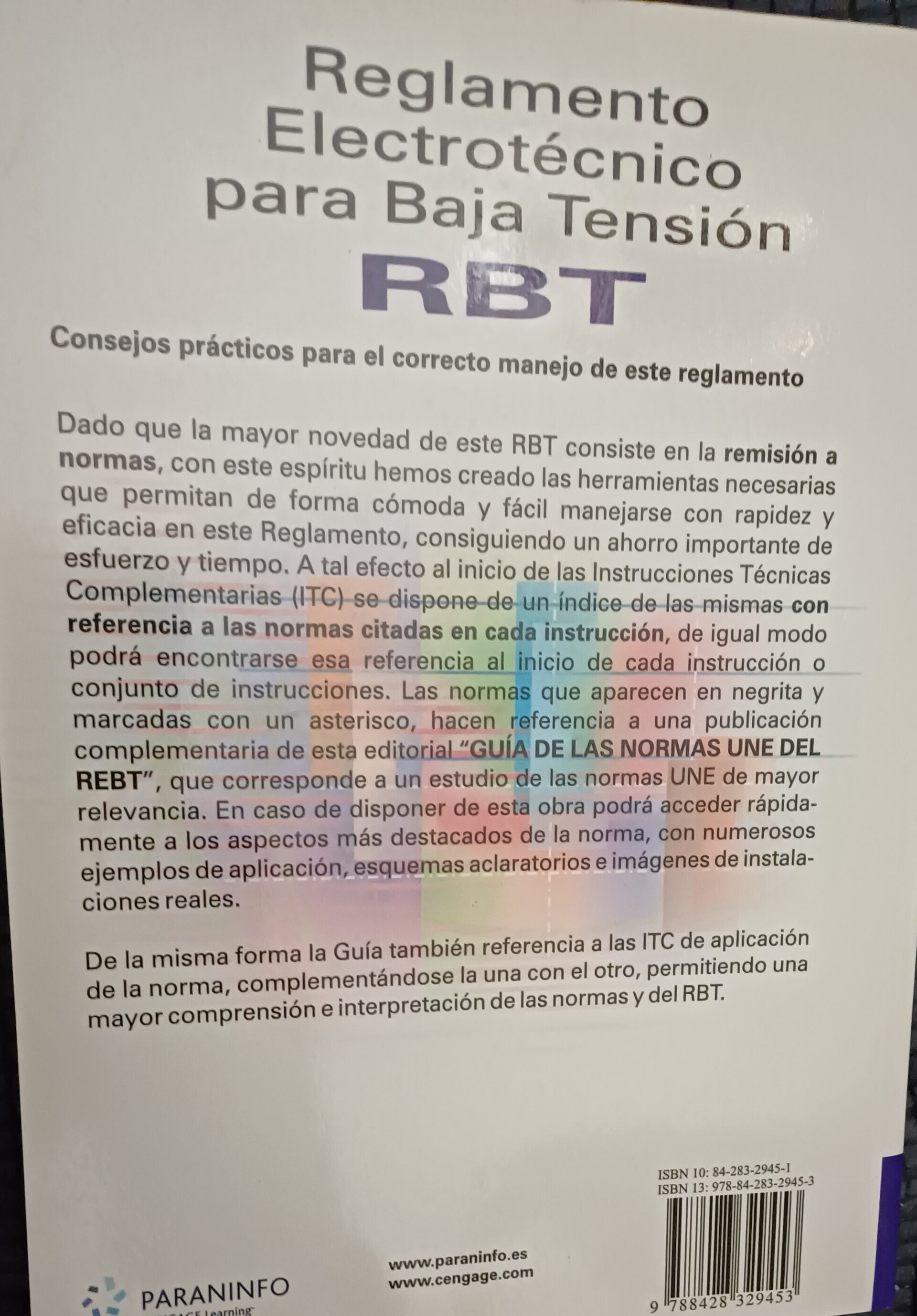 Reglamento Electrotécnico para baja tensión. - 2