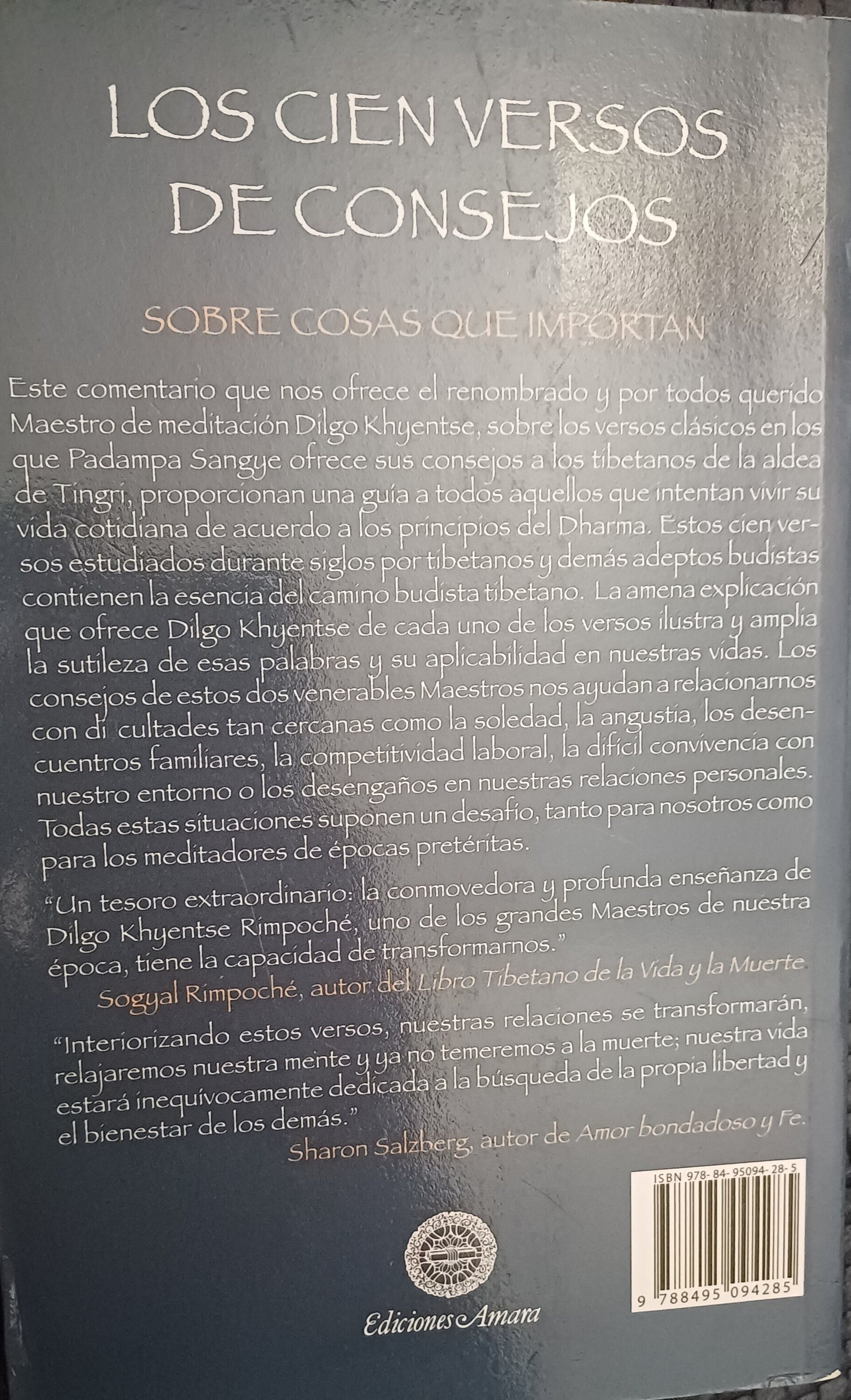 Los cien versos de consejos, sobre cosas que importan - 2